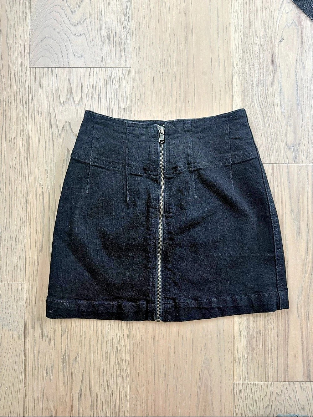 Free People Virgo Mini Skirt Black